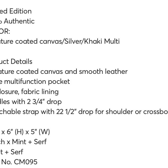 Coach x Mint serf Sydney satchel - Picture 9 of 9